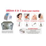 15W 30W 60W 980nm Laser Pigmentation Removal Machine AC100-240V