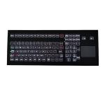 108 Keys Ruggedized Industrial Membrane Keyboard OMRON Switch Technology With
