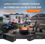 Solar LFP Rechargeable Deep Cycle Battery 12V 200Ah Cell Energy Battery Pack