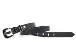 Black Adjustable Length 2.8cm Women'S Dresses Decorative Belt