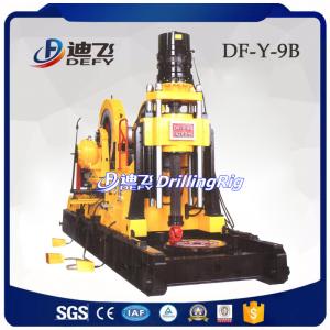 China DF-Y-9B 4200m portable diamond core drilling rigs for sampling with diesel engine, wire-line diamond rig for sale wholesale