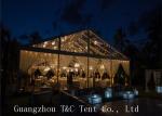 Clear PVC Aluminium Alloy Outdoor Party Tents 25x30m For Over 500 People