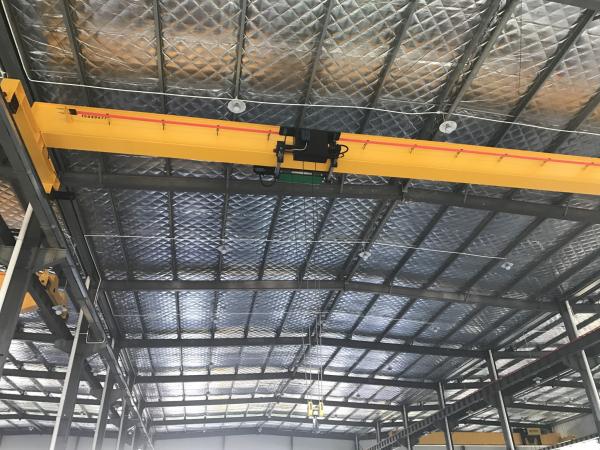 Cabin Remote Control Single Girder Overhead Crane Lifting Height 6-30m 20-30m