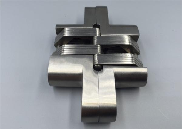 19x95mm SS 304 Fire Rating Spring Heavy Duty Concealed Hinges 180 Degree Hidden