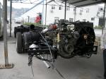 12m rear engine 340HP Dongfeng EQ6121RC3GD Diesel Bus Chassis For Sale