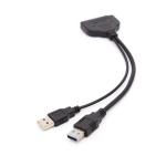 SATA 7 + 15P Male To USB 3.0/USB 2.0 2 In 1 2.5Inch Hard Drive Data Cable