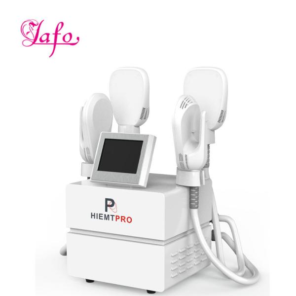 Newest Multifuntion 4 handles ems electromagnetic build muscle burn fat slimming