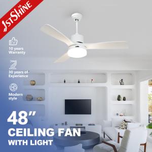 China Solid Wood DC220V Bedroom Ceiling Fan Light Energy Saving 6 Speed wholesale