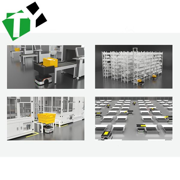 Customizable Dimensions AGV Automated Guided Vehicle with DC48V Drive Power Supply and 500-2000 Kg Load Capacity