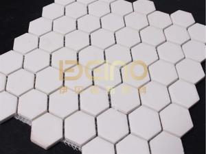 China Hexagonal Structure Alumina Ceramics Sheet Wear Resistance Smooth Surface wholesale