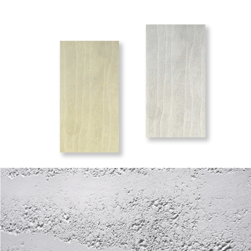 Coarse Rammed Earth Flexible Stone MCM Wall Panel Soft Porcelain Column Cladding For Storefronts
