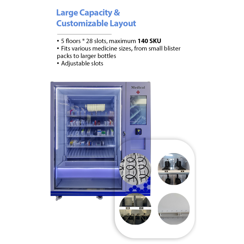 Pharmacy Vending Machine Convenient Time Saving For Prescription Medicine Distribution