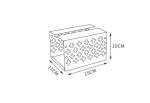 Modern Square Metal Paper Facial Tissue Box Cover Holder for Bathroom Vanity