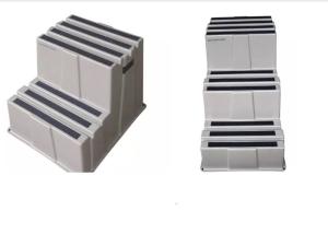 China Plastic HDPE Three Padded Step Stool For Office Factory wholesale