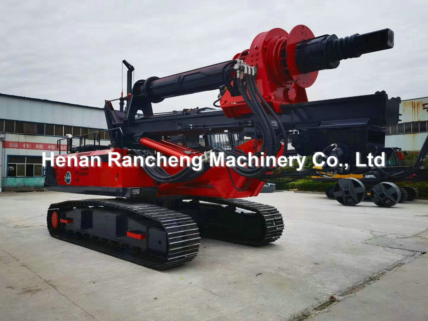 RCQ515M Mini Pile Drilling Rig Drilling Depth 15m Hydraulic Small Rotary Drilling Machine
