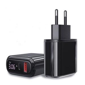China Essager 2021 Shining LED Display 3A Fast Charger USB Type Charger Cable USB PD QC3.0 Mobile Phone Charger wholesale