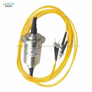 China Low Speed Fiber Optic Slip Ring Single Mode Dual Fiber SC LC FC ST Connector FORJ wholesale