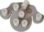 Eco - Friendly Wooden Dog Activity Toys Multi Shapes Enhance Intelligence