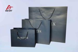 China Embossed Logo Art Paper Bags Different Design Style For Gift Daily Commodities wholesale