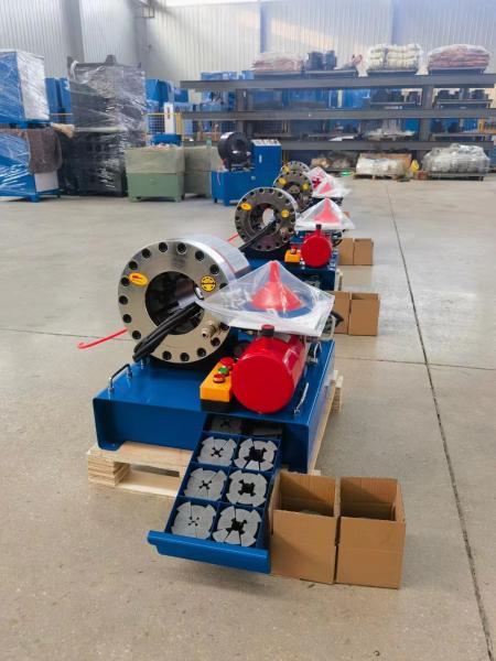 12v 24v Hydraulic Line Crimping Machine 4 Layers AC Hose Crimper High Configurat