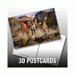 China PLASTIC LENTICULAR custom 3d printed business photography cards PP PET lenticular postcards wholesale