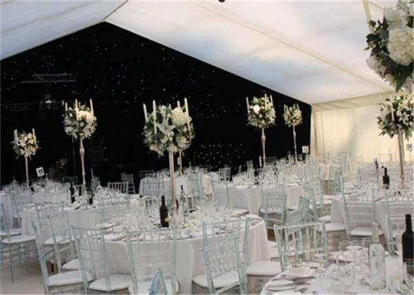 High Strength White Waterproof Wedding Event Tents Large A SHAPED Tent For 600