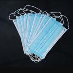 Outdoor Protective 3 Ply Non Woven Face Mask Earloop Adult Disposable