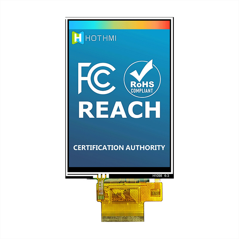 Practical 3.3V 3.5" TFT LCD Module , 45PIN Capacitive LCD Display TFT-H035A5HVTST2R45