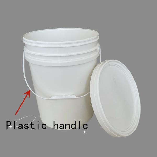Silk Screen Printed 2 Gallon Plastic Bucket for Mineral Containers Custom Design