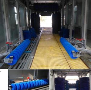 China Fully Automatic Tunnel Car Wash Machine High Pressure Car Wash Machine 14 Brushes Rollover Car Wash Systems wholesale