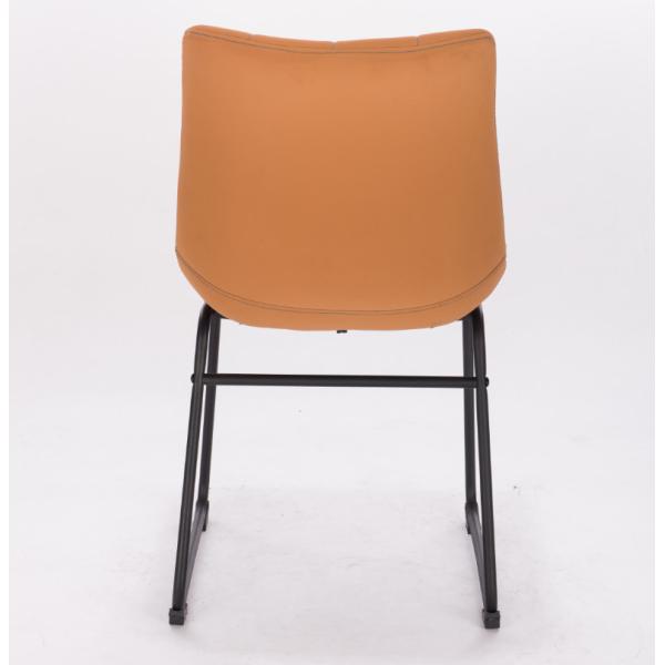 Modern High Back Elegant Dining Table Comfortable Chairs With Sleek Ergonomic Lumbar Support And Sturdy Leg