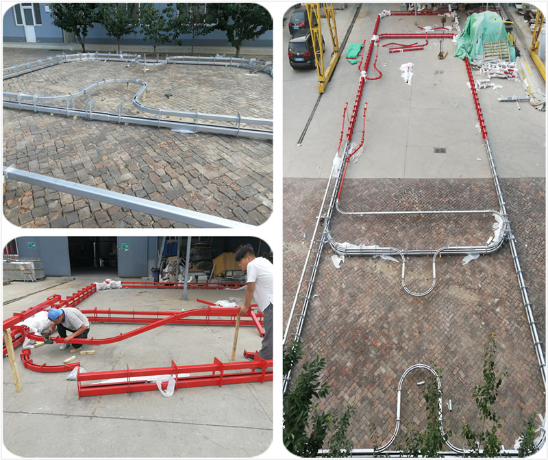 40m*13m*6m Workshop Electrostatic Powder Coating Line Metal Powder Coating Machine