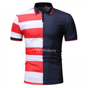 China Men' s Cotton Breathable Polo Shirts Short Sleeve Summer T shirts on sale