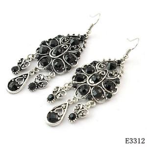 China Children's Charm Gemstone Dangle Drop Earrings Designer Jewellery for Gift 20g wholesale