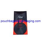Gusset seal coffee bag pack packaging, high barrier foil coffee bag for coffee