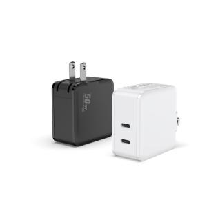 China White Black Foldable GaN USB Charger QC3.0 PD Charger Wall Using wholesale