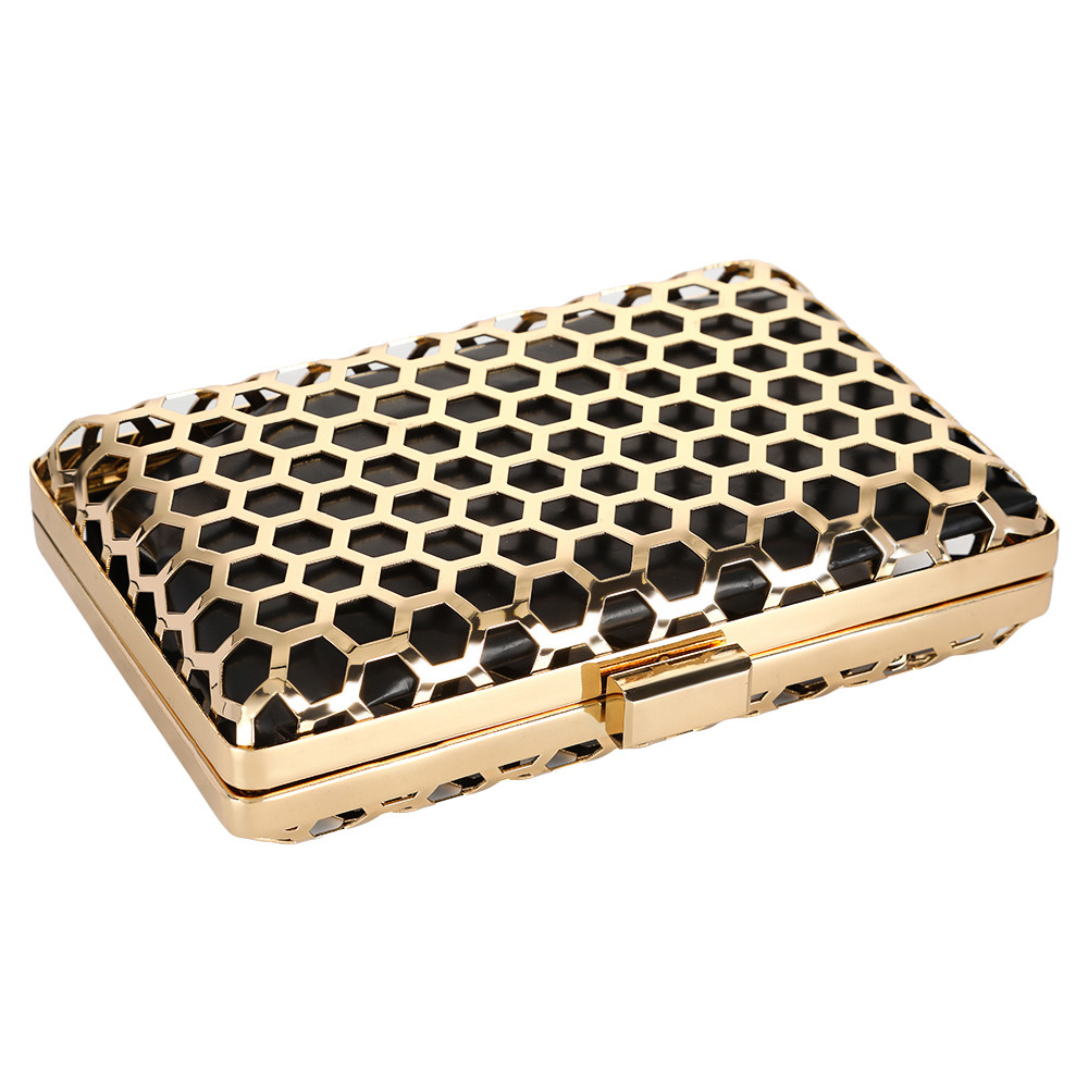 OEM ODM Hexagon Stencil Hollow Out Clutch Frame