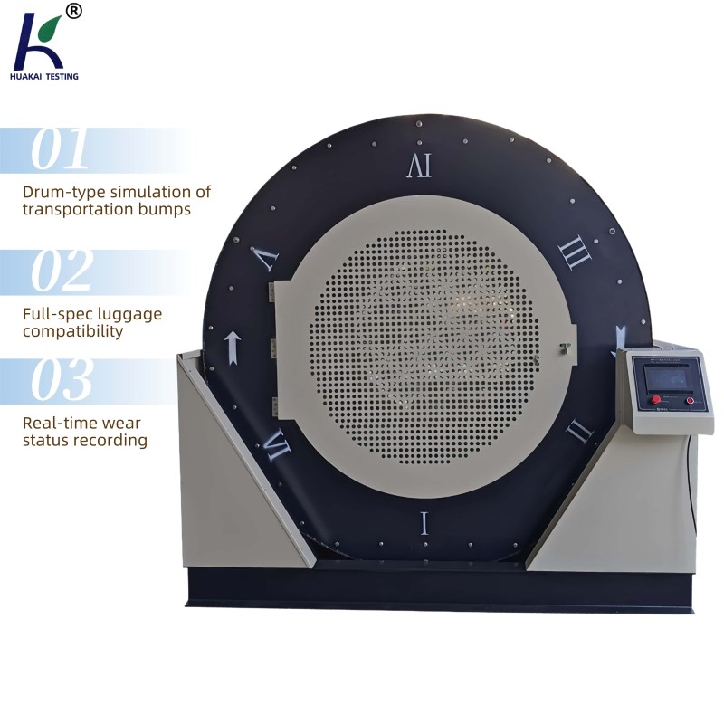High-quality Luggage Roller Drop Testing Machine Luggage Roller Drop and Impact Testing Equipment Roller Impact Testing Machine