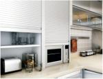 Camping Car Sliding Door Rolling Shutter for Kitchen Cabinets (PVC/Glass