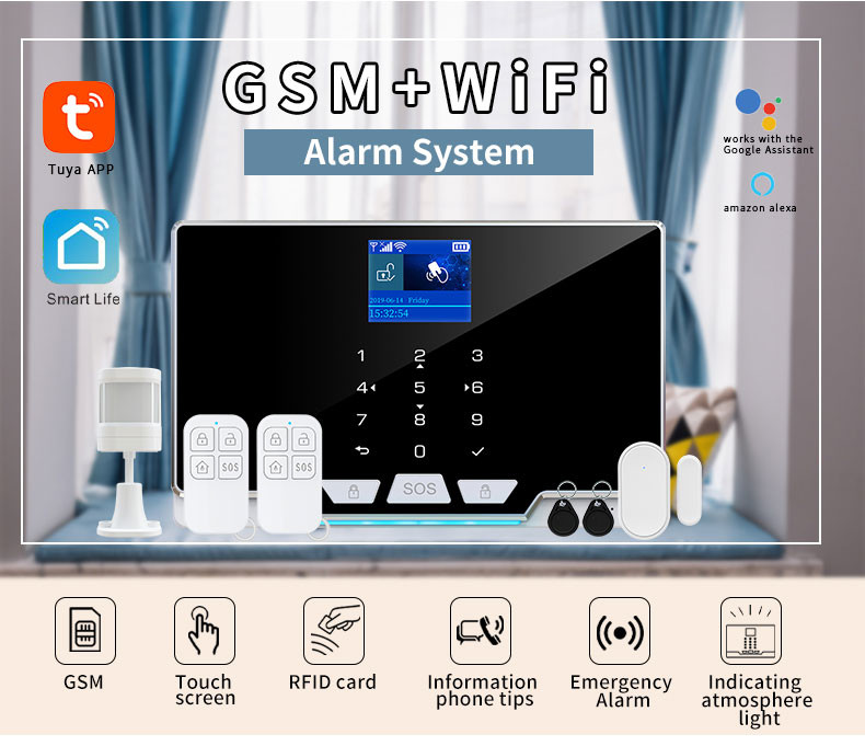 Smart Home Pir Alarm Sensor System Detector