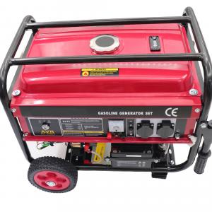China 3kw Max Power 7hp Single Phase Gasoline Generator with Wheels Portable Generator wholesale