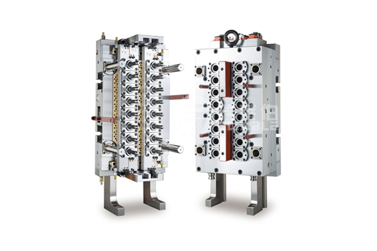 Hot Runner Injection Molding Molds , PET Preform Mould HRC45 - HRC48 Hardness