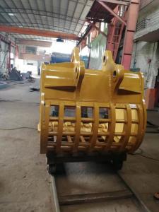 China Skeleton Excavator Bucket , Custom Excavator Buckets For For Sifting Out Rocks wholesale