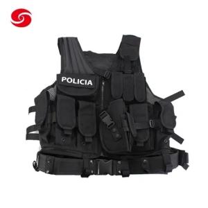 China Us Nij Iiia High Quality Cheap Black Police Tactical Army Military Multifunctional Bulletproof Vest wholesale