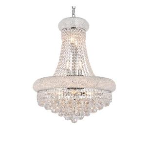 China Gold Chrome Crystal Metal E14 Dimmable Empire Chandelier For Luxury Villa wholesale