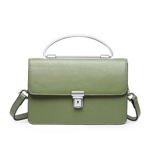 China Cowhide Lady Bag Real Leather Handbags Flap Newest Cross-body Bags with Lock wholesale