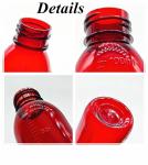 100ml 120ml Amber plastic syrup Bottles Pharmaceutical Pet Round Medicine Cough