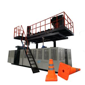 China Roadblock Extrusion Blow Molding Machine Barrel Plastic Blowing Machine wholesale