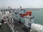 IACS Approved SOLAS 30KN Electric, Hydraulic "A" Type Davit For Fast Rescue Boat