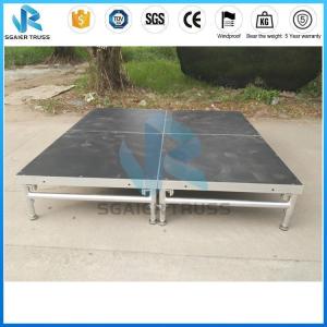 China Easy Install Stage Equipment Hotel Indoor Foldable Mobile Aluminum Stage / Folding Stage Platform wholesale